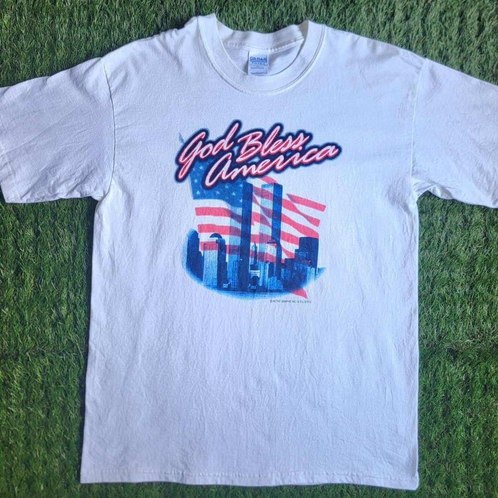 Vintage 9/11 God Bless America Shirt